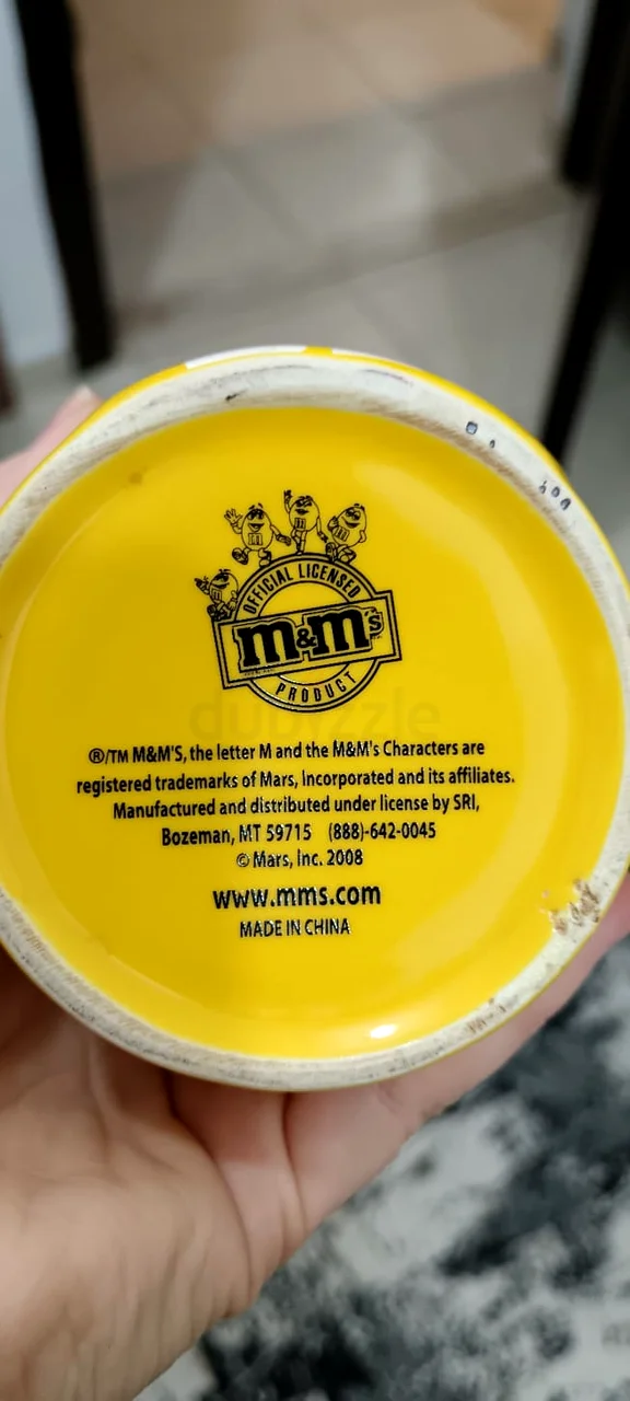 Funky yellow MM mug63216356303235111