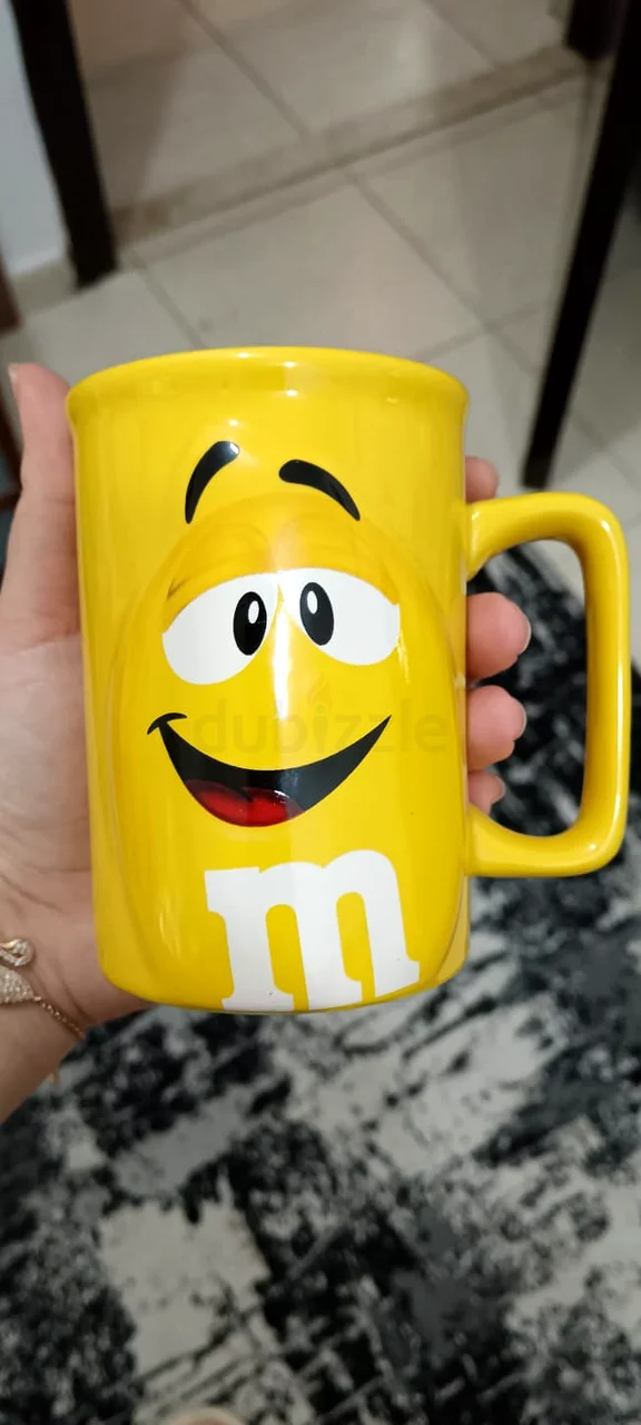 Funky yellow MM mug63216356303235112