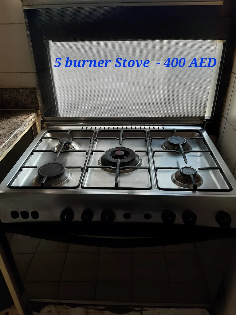 5 Burner gas stove
