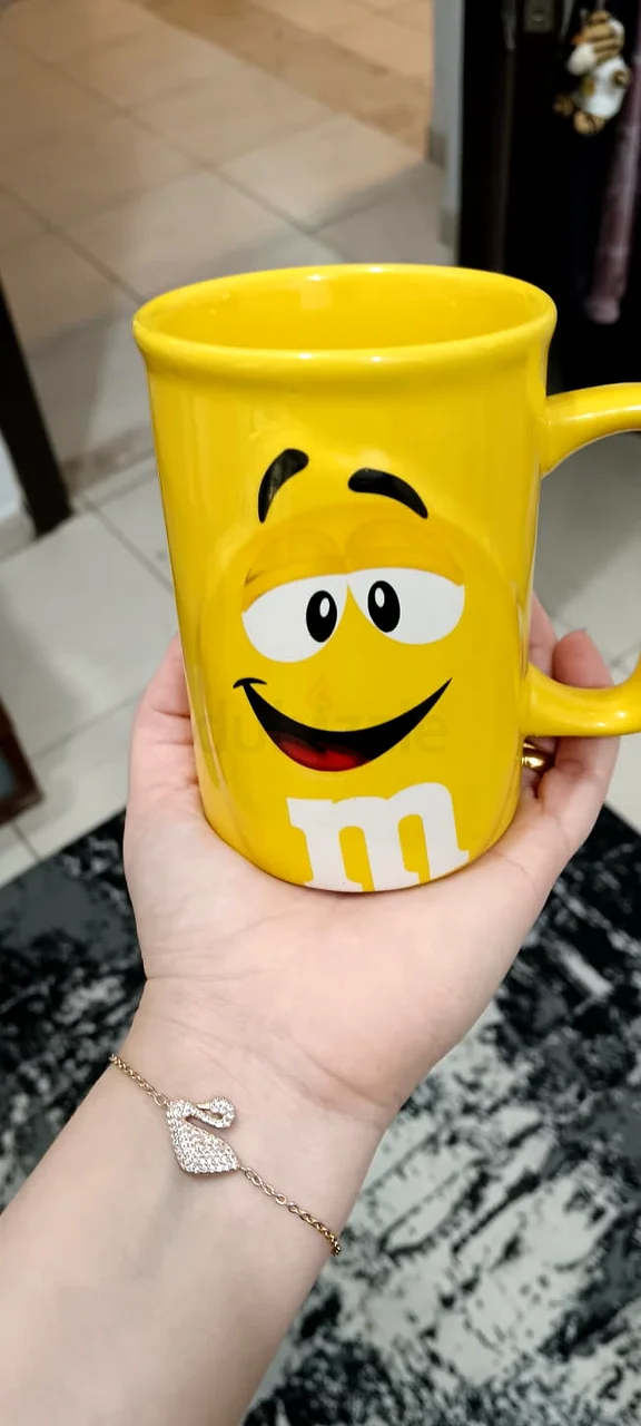 Funky yellow MM mug63216356303235114