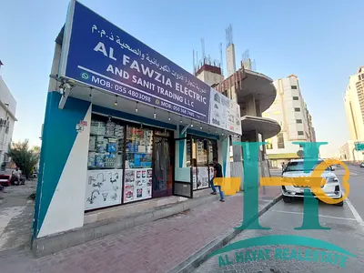 Shops And A House For Sale In Ajman - Al Rashidiya3 On Abdullah Bin Aboud Street With A Spacious Ar