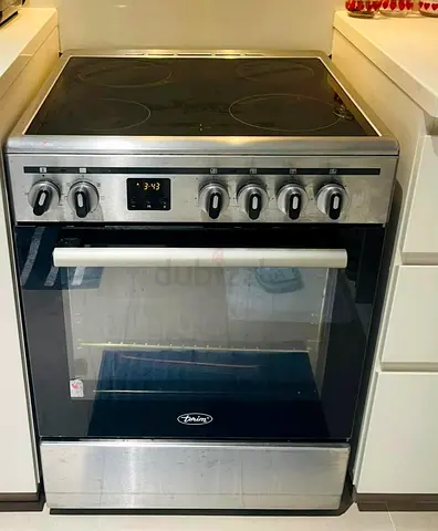 Terim 60X60 Ceramic Cooking Range, 6 Oven Function Turbo Fan,Stainless Steel,TERVC66ST FREE DELIVER