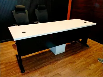 Custom-made office Desk counter korian marble