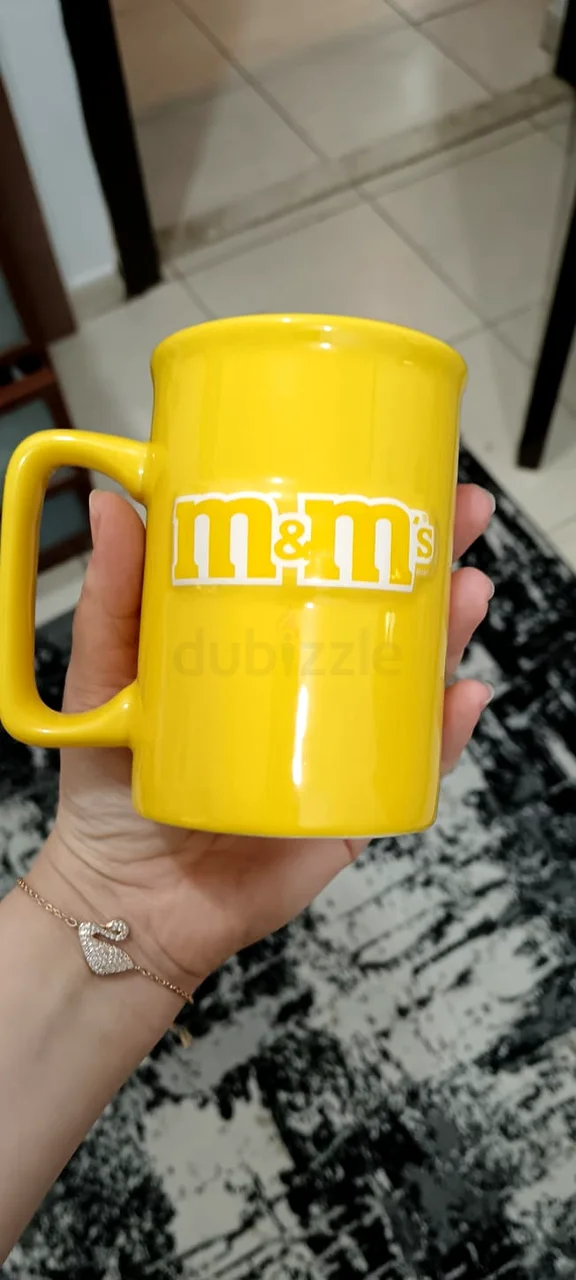 Funky yellow MM mug63216356303235113