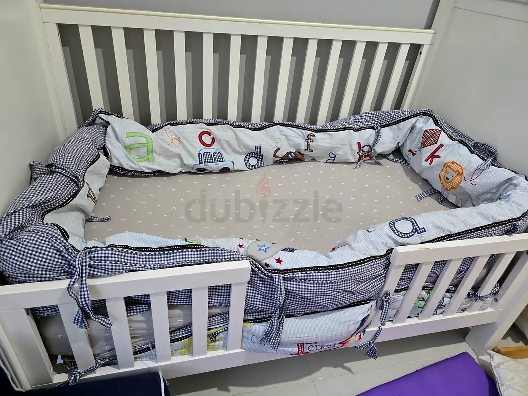 Pottery Barn baby crib cot bumper