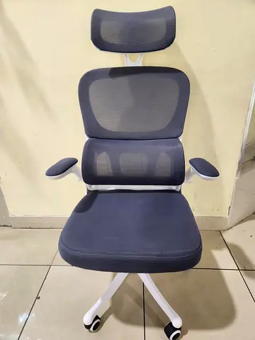 Office mesh chair with headrest