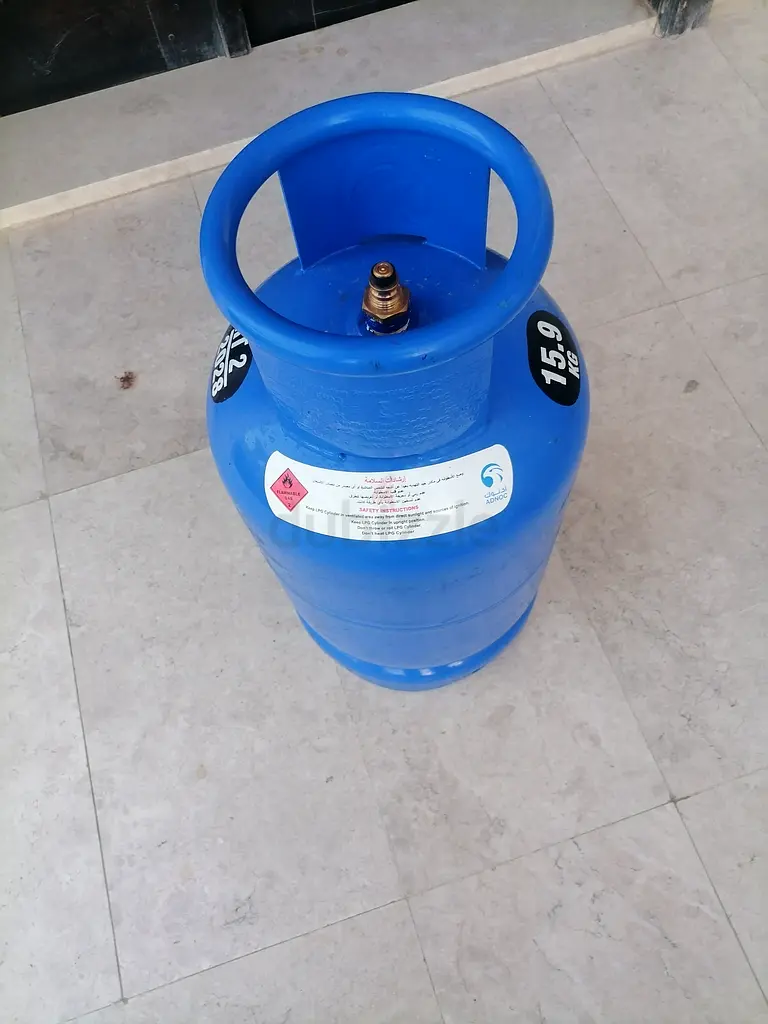 Empty Adnoc Gas Cylinder