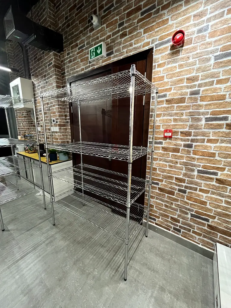 Storage Racks Silver Multipurpose for Office Warehouse Home