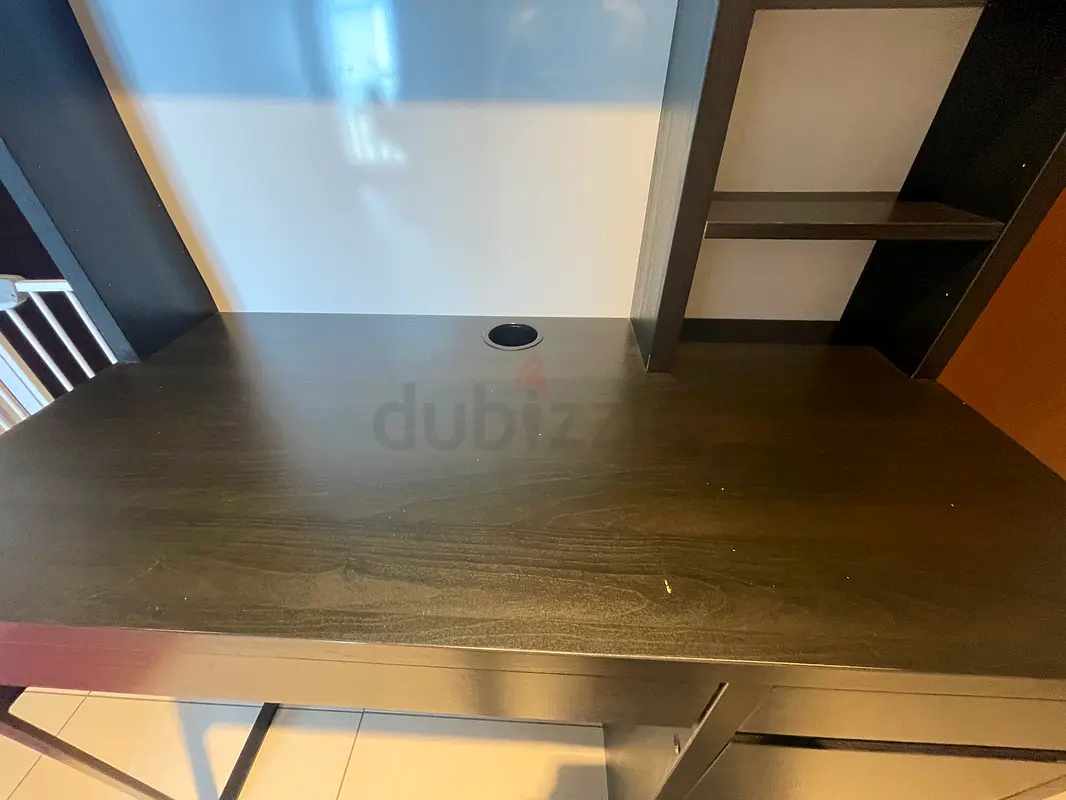 Black study/office desk