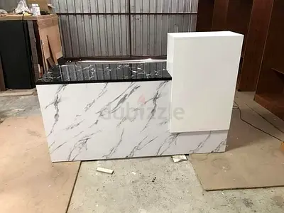 Luxury Reception Desk Counter Custom Made
