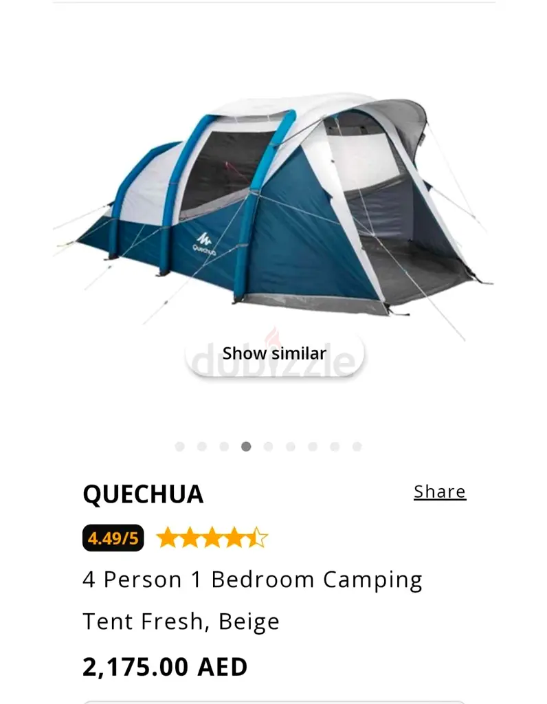 Tent camping