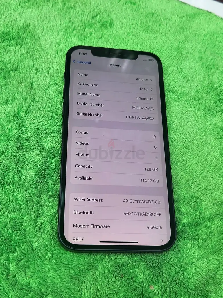 IPHONE 12 (FIX PRICE NON NEGOTIABLE)