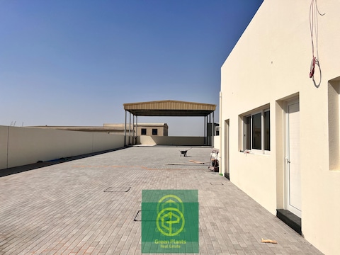 Jebel Ali Industrial Area 10,000 Sq. Ft Open Shed With Separate Office Block