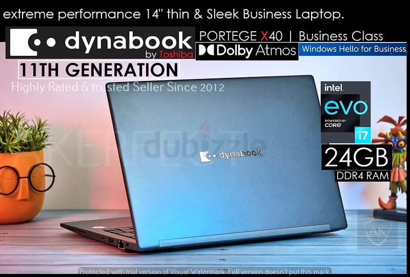 Dynabook X40 by Toshiba 11th Gen i7 + 24GBMost Durable PROPremium Ultrabook , X1 CARBON KILLER