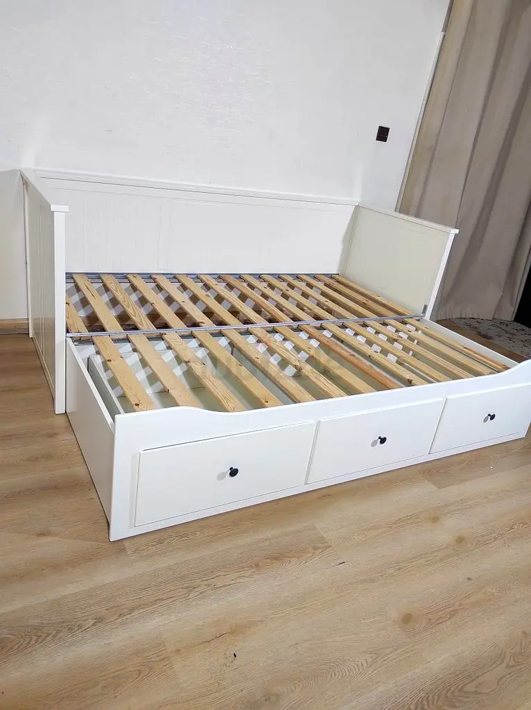 IKEA hemnes day bed with 2 clean mattresses for sale