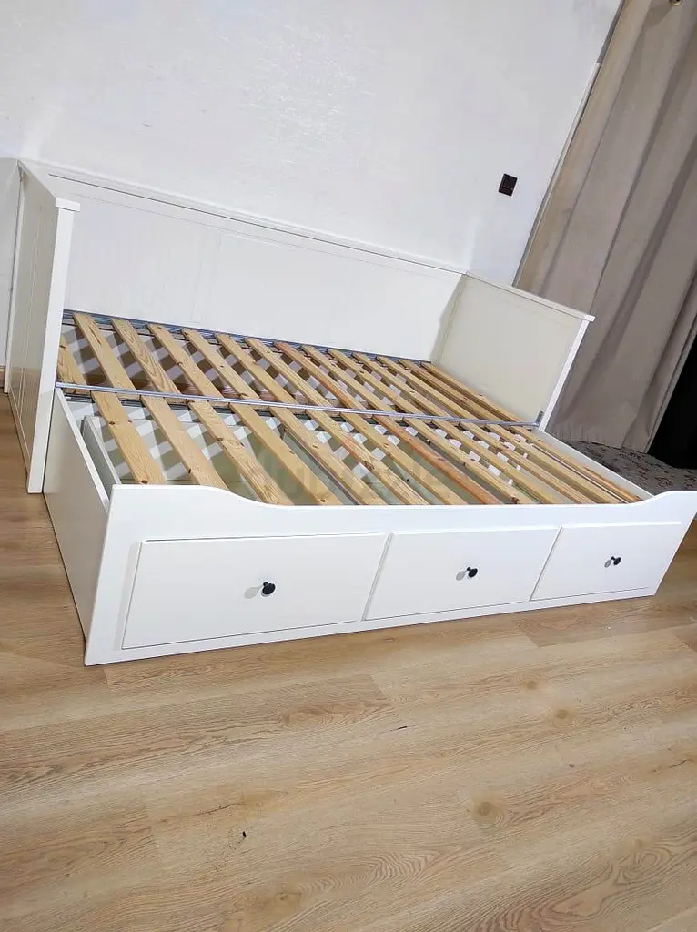 IKEA hemnes day bed with 2 clean mattresses for sale