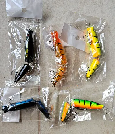 5-Piece Jointed Minnow Fishing Lures