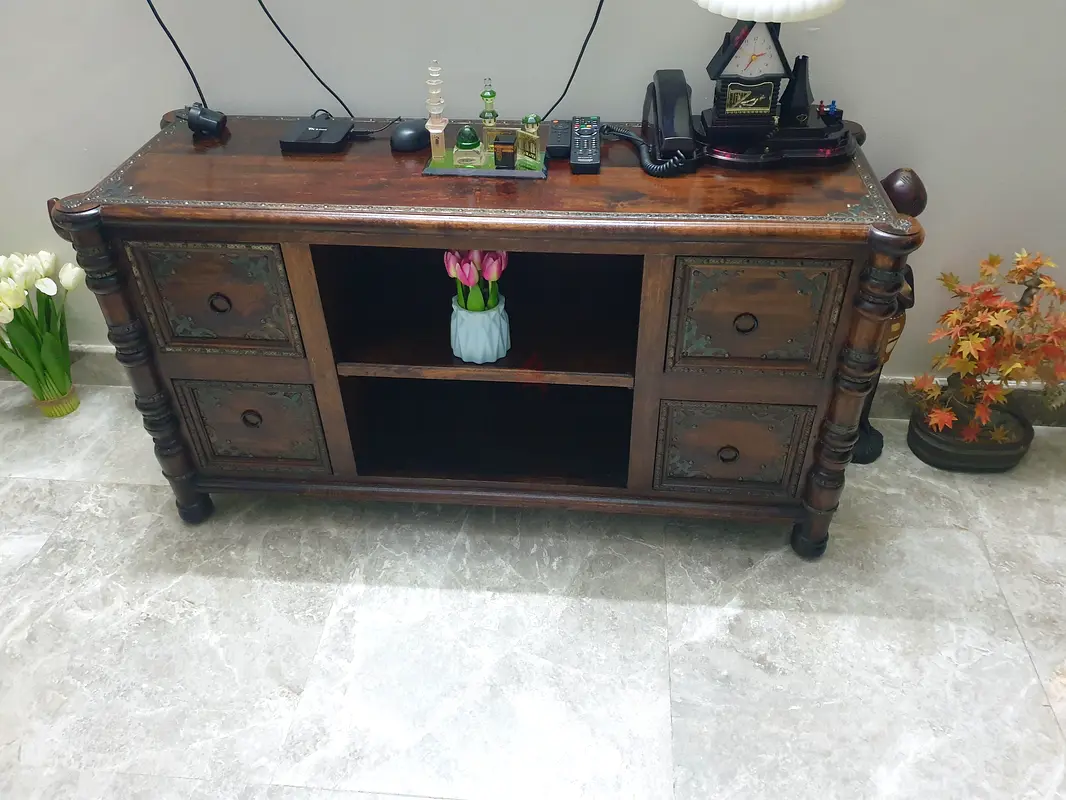 solid wood TV table for sale