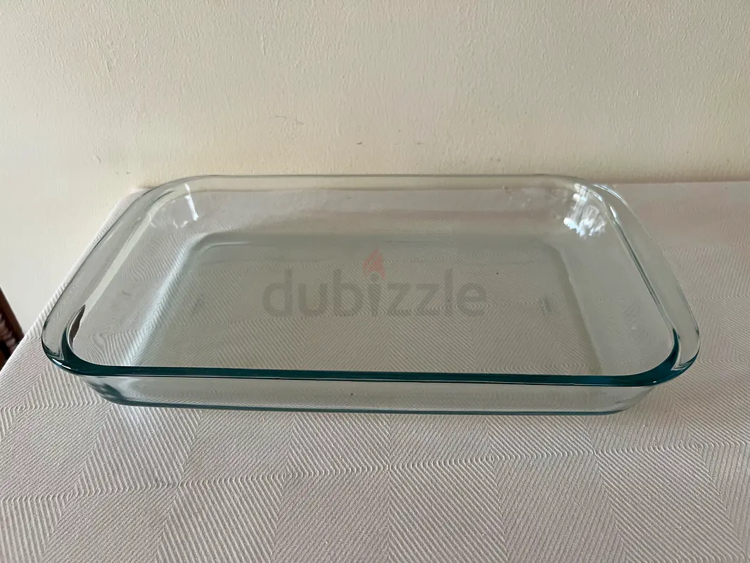 Rectangle glass serving dish