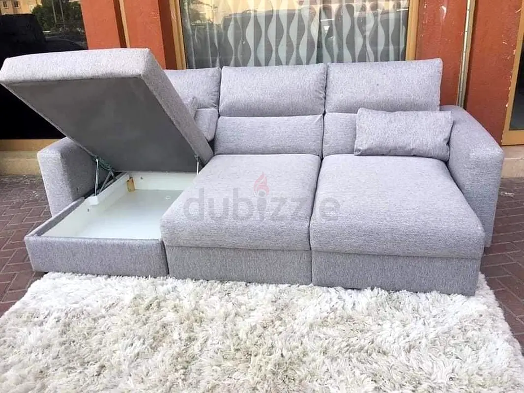 Ikea Eskilstuna L shape sofa bed