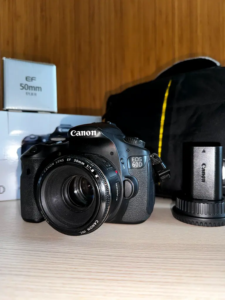 Canon 60D and 50mm lens