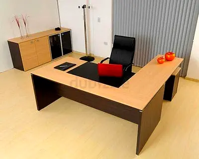 Luxury Executive Desk  Back Cabinet