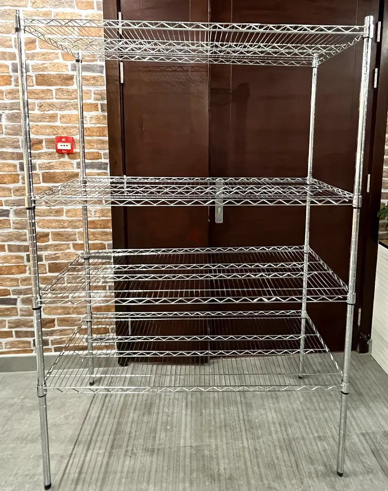 Office Shelving Racks 180 x 120 x 60 cm Silver Multipurpose Storage for