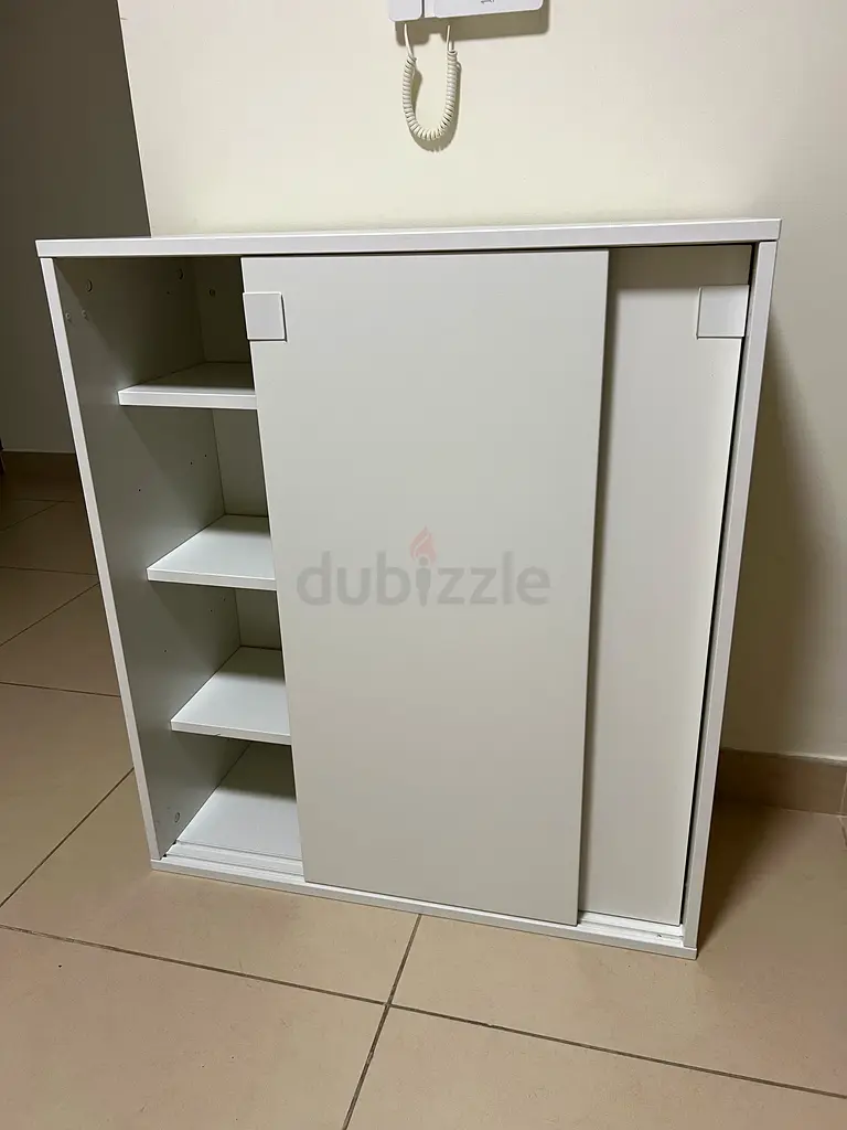 IKEA white storage with shelves in very good condition