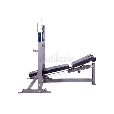 Adjustable Olympic Bench Press Grey With Black