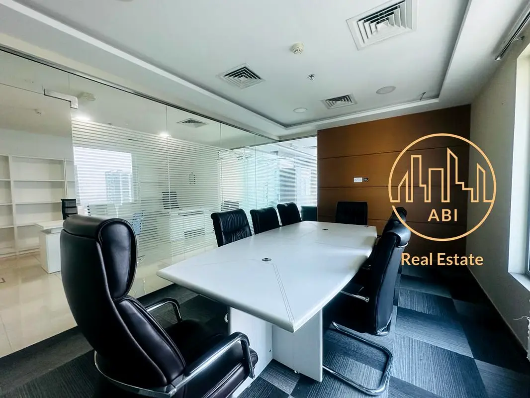 Office Furnished Office For Rent With Glass Partitions 4 Parking Dubai