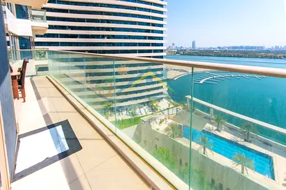 Hot Offer | Elegant Furnished 3br W/ Maids Room | Big Balcony| Sea View