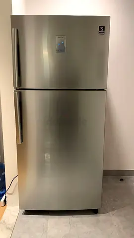 Samsung 720 Liters Top Mount Refrigerator, RT50K6357SL/AE,Easy Clean Steel,Twin Cooling Pls Inverter