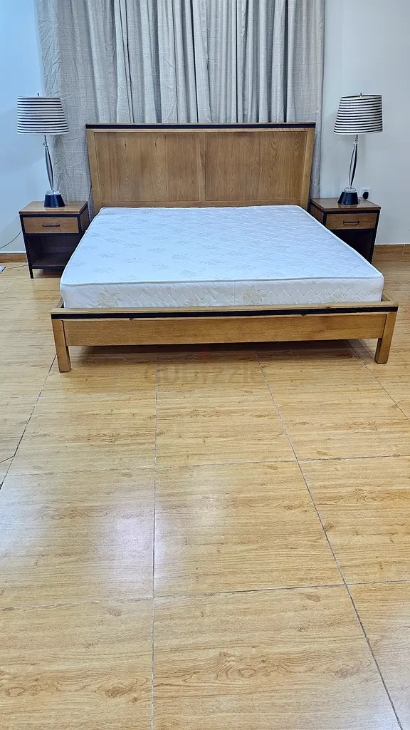 Wooden Bedroom set with mattress
