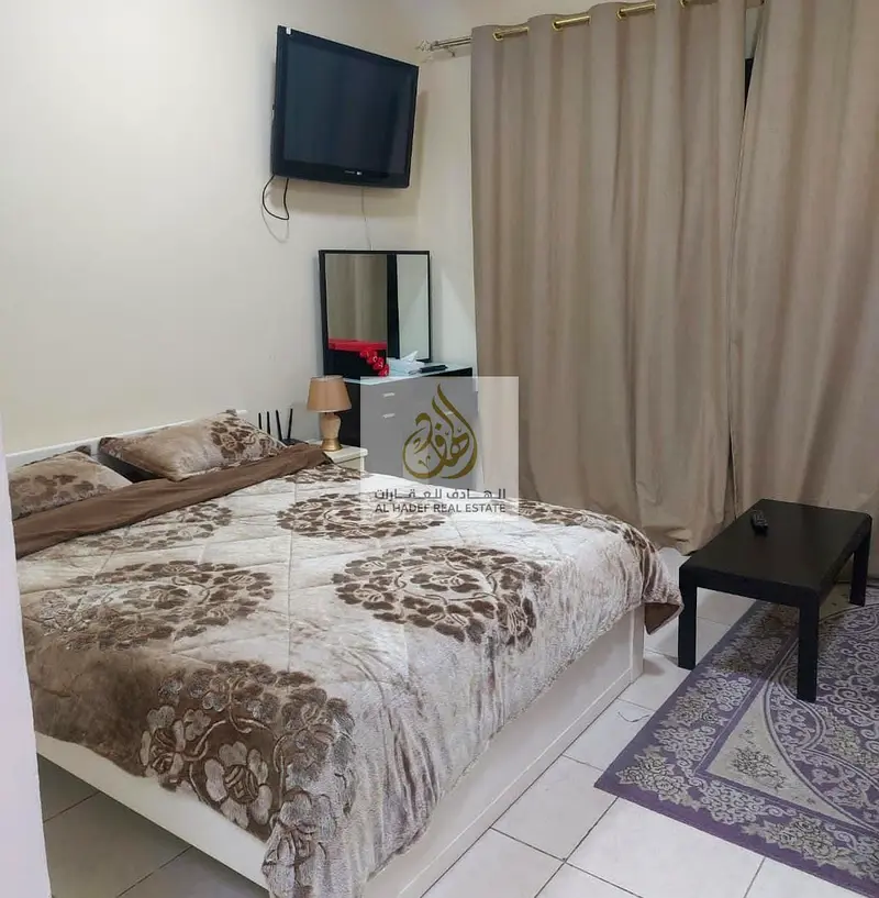 Apartment For rent in Ajman, a furnished studio for monthly rent