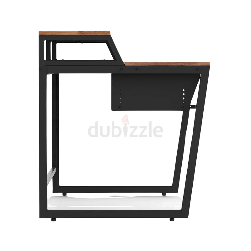 Wavebone Star Rover Main Desk – Classic Black Top / Wood Top63218804899074113