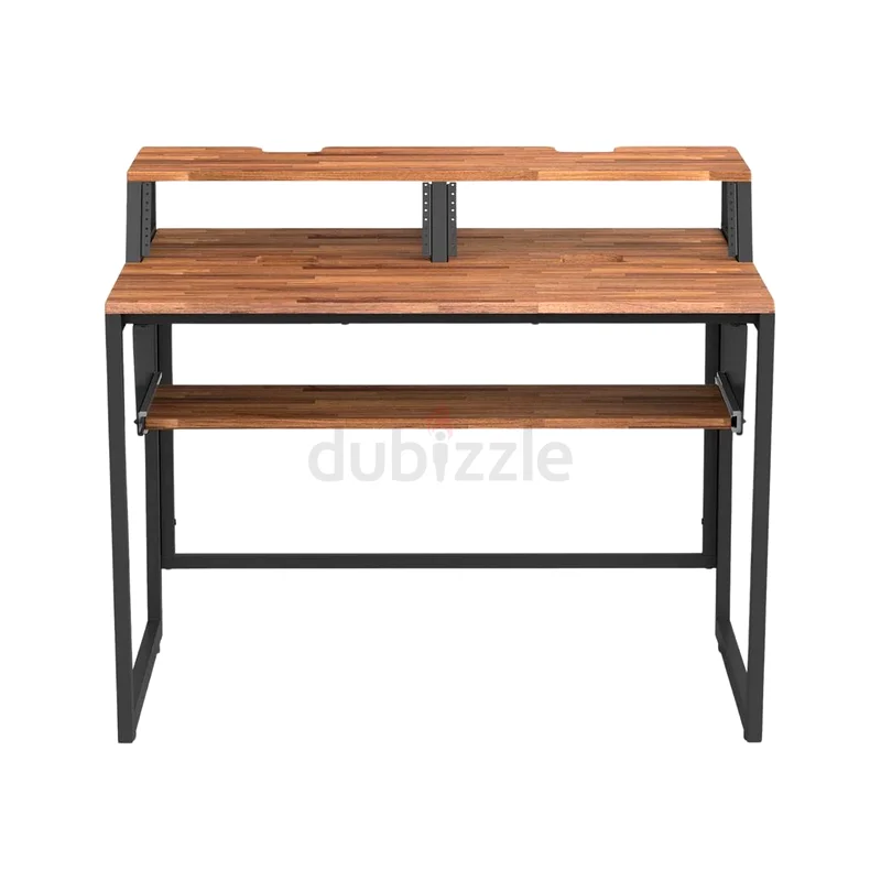 Wavebone Star Rover Main Desk – Classic Black Top / Wood Top63218804899074111