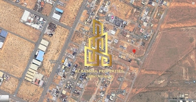 For Sale Industrial Land In Al Sajaa S The Area Is 10 Thousand Square Feet 36th Street Built-in Off