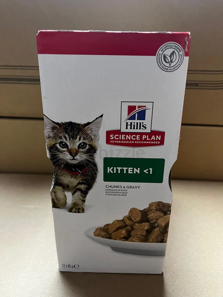Hills Science Plan Tender Chunks in Gravy Kitten with Chicken Wet Cat Food - 85g×1262931680563203113