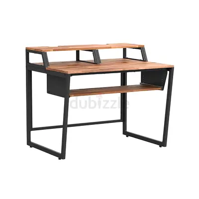 Wavebone Star Rover Main Desk – Classic Black Top / Wood Top