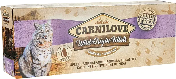 Carnilove Duck enriched with Catnip for Adult Cats (Wet Food Pouches) 24x85g