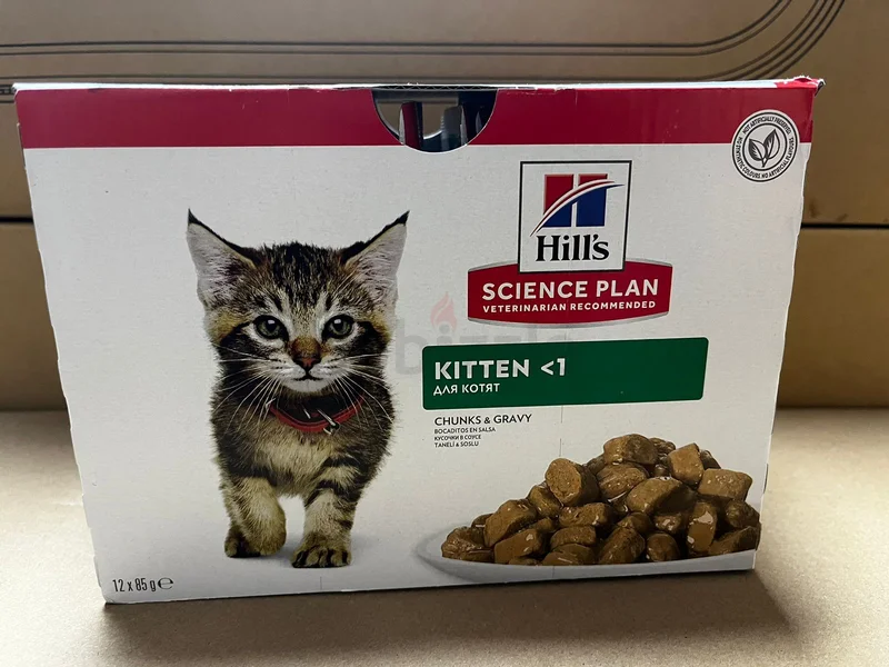 Hills Science Plan Tender Chunks in Gravy Kitten with Chicken Wet Cat Food - 85g×1262931680563203111
