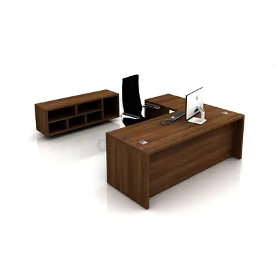 Luxury Executive Desk  Back Cabinet
