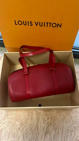 LV PAPILLON RED HANDBAG - VINTAGE 90’s STYLE