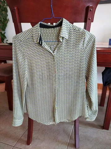 Blouse (yellow/black) - Size UK8