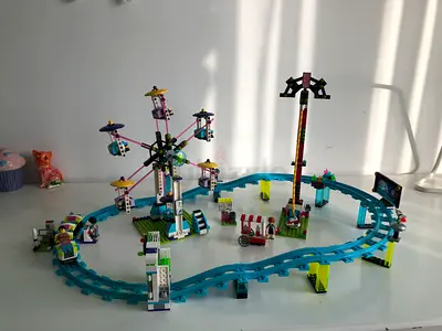 Lego Friends Amusement Park Roller Coaster Set(41130)