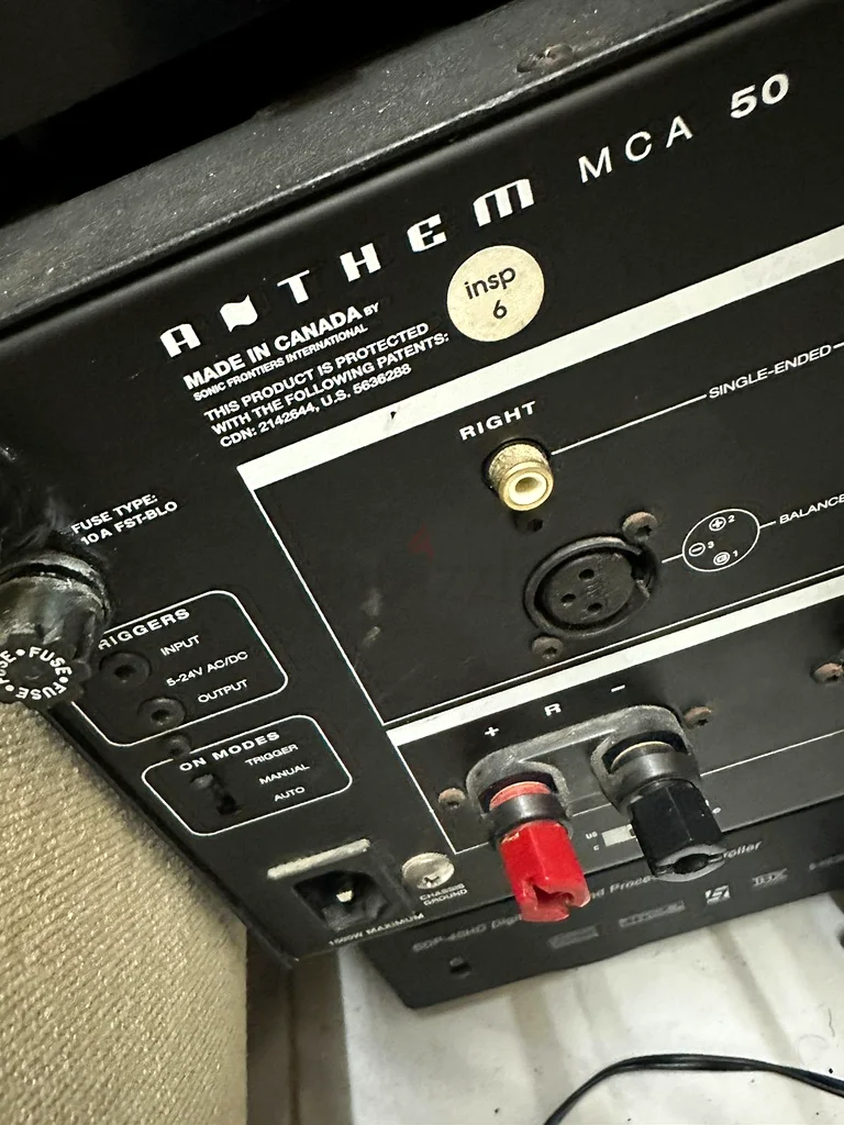 Anthem MCA50 Five Channel Power Amplifier