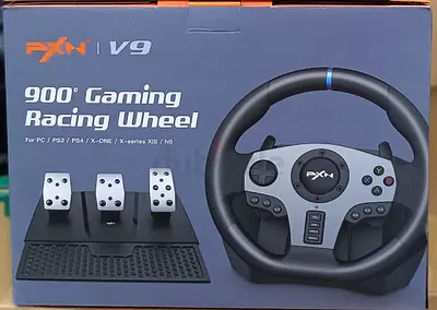 PXN V9 Racing Wheel With Pedal Shifter For PC, PS3, PS4, XBOX ONE, XBOX SERIES X/S NS