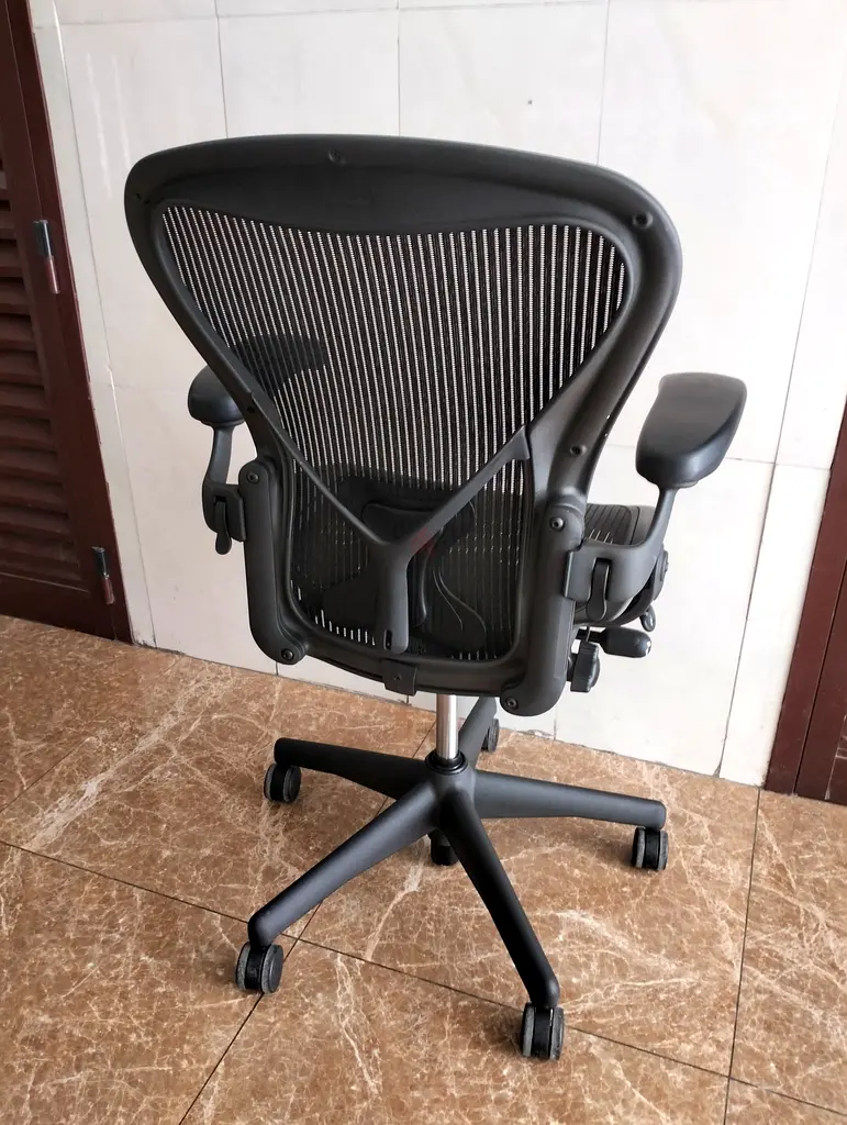 Im selling Herman Miller Aeron size B and C chair used available good
