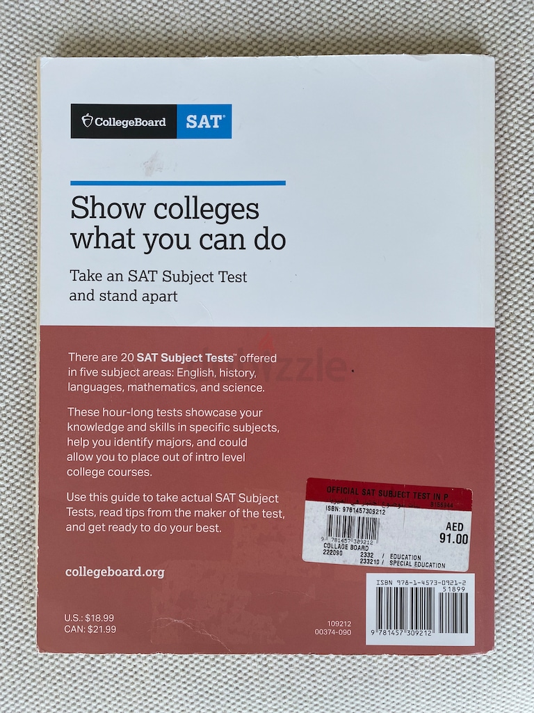 College Board SAT book