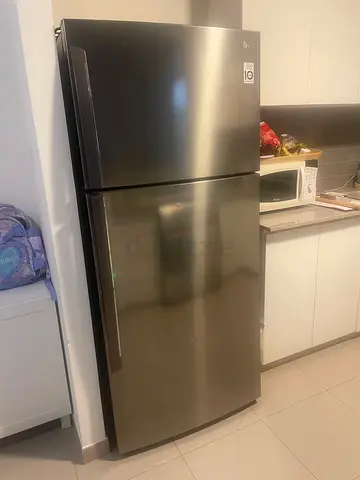 LG Top Mount Freezer Refrigerator 506L, GN-C782HLCU, Platinum Silver Free delivery +WARRANTY